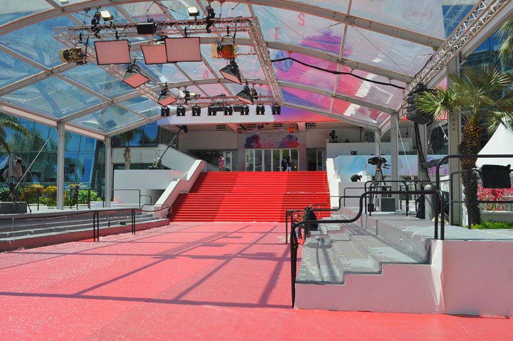 Cannes Palais avant le show